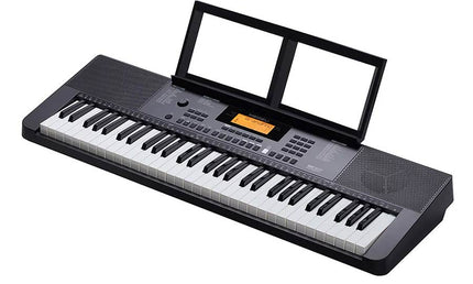 keyboard, 61 touch sensitive keys, backlit LCD, 2 x 2,5 watt