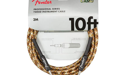 Fender - 990810107 - instrument cable 2x jack (metal) 10ft