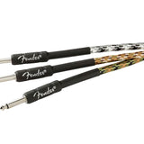 Fender - 990810107 - Instrument Cable 2X Jack (Metal) 10Ft, Desert Camo