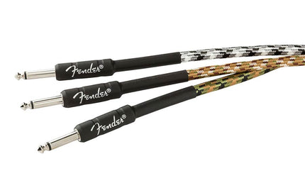 Fender - 990810107 - Instrument Cable 2X Jack (Metal) 10Ft, Desert Camo