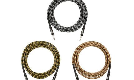 Fender - 990810107 - Instrument Cable 2X Jack (Metal) 10Ft, Desert Camo