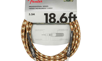 Fender - 990818107 - instrument cable 2x jack (metal) 18