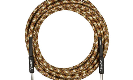 Fender - 990818107 - Instrument Cable 2X Jack (Metal) 18.6Ft, Desert Camo