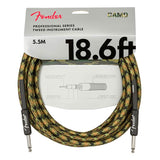 Fender - 990818176 - instrument cable 2x jack (metal) 18