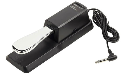 sustain pedal, deluxe model metal, switchable polarity