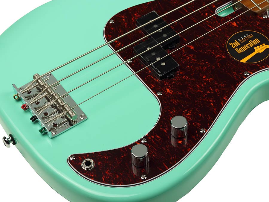 Sire Basses - P5 A4/mlg - Alder 4-String Passive Bass Guitar – Mild Green