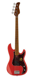 alder 4-string passive bass guitar dakota red