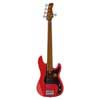 alder 5-string passive bass guitar dakota red