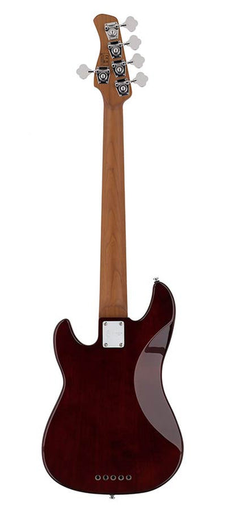 Sire Basses - P5 A5/ts - Alder 5-String Passive Bass Guitar – Tobacco Sunburst
