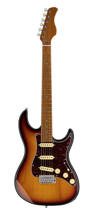 electric guitar S Vintage style 3-tone sunburst