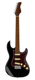 electric guitar S Vintage style black