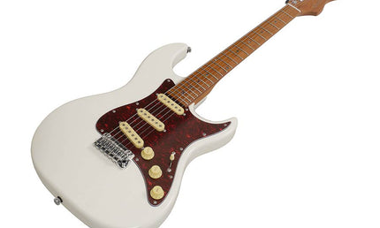 electric guitar S Vintage style antique white