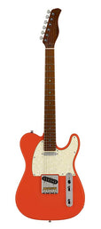 electric guitar T-style fiesta red