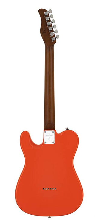 electric guitar T-style fiesta red