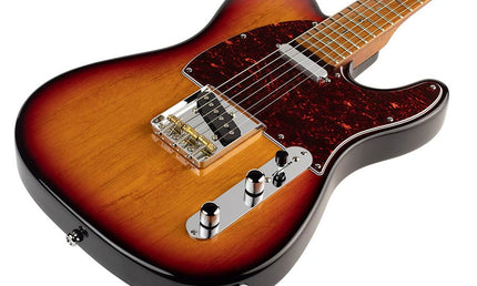 electric guitar T-style 3-tone sunburst