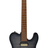 Sire Guitars - T7FM/TBK - electric guitar T-style with flamed maple top transparent black – Transparent Black