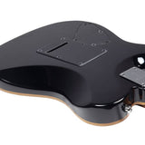 Sire Guitars - T7fm/tbk - Electric Guitar T-Style with Flamed Maple Top – Transparent Black