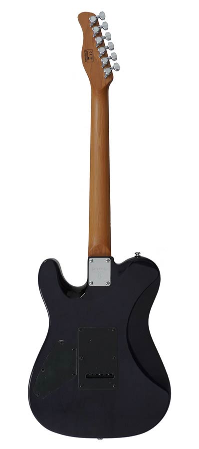 Sire Guitars - T7fm/tbl - Electric Guitar T-Style with Flamed Maple Top – Transparent Blue