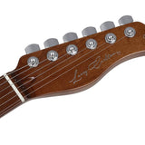 Sire Guitars - T7fm/tbl - Electric Guitar T-Style with Flamed Maple Top – Transparent Blue