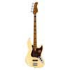 alder 4-string passive bass guitar vintage white