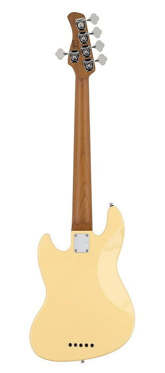 Sire Basses - V5 A5/vwh - Alder 5-String Passive Bass Guitar – Vintage White