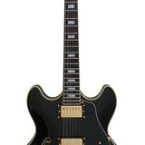 Sire Guitars - H7/BK - electric archtop guitar black – Guitar Black