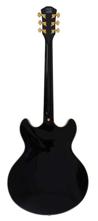 electric archtop guitar black