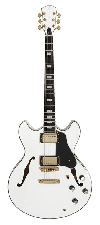 Sire Guitars - H7/WH - electric archtop guitar white – Guitar White