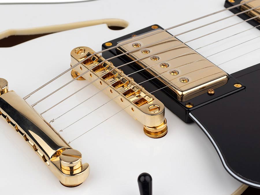 Sire Guitars - H7/wh - Electric Archtop Guitar – White