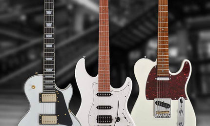 electric guitar L-style white