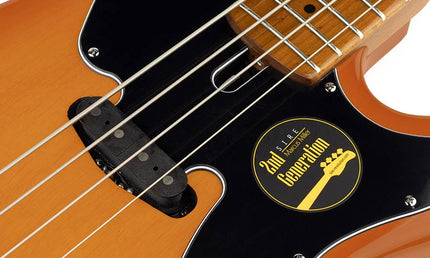 alder 4-string passive bass guitar butterscotch blonde