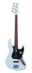 4-string active bass guitar sonic blue