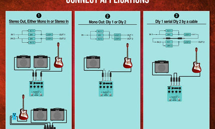 effects pedal dual delay engine DUO TIME