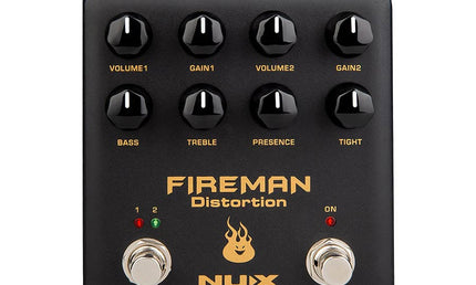 analog dual effects pedal distortion FIREMAN