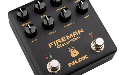 analog dual effects pedal distortion FIREMAN