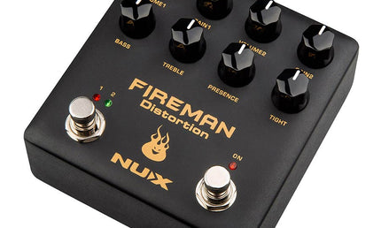 analog dual effects pedal distortion FIREMAN