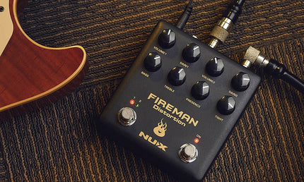 analog dual effects pedal distortion FIREMAN