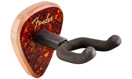 351 guitar wall hanger, tortoise shell, mahogany