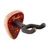 351 guitar wall hanger, tortoise shell, mahogany