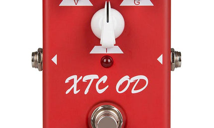 analog effect pedal red channel rich overdrive XTC OD