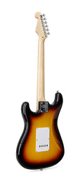 ST style electric guitar with gigbag, 3 tone sunburst