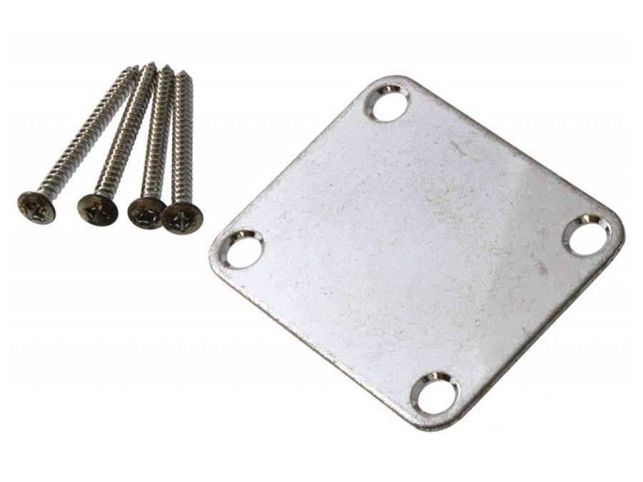 Allparts - AP0600007 - Gotoh neck plate, aged chrome