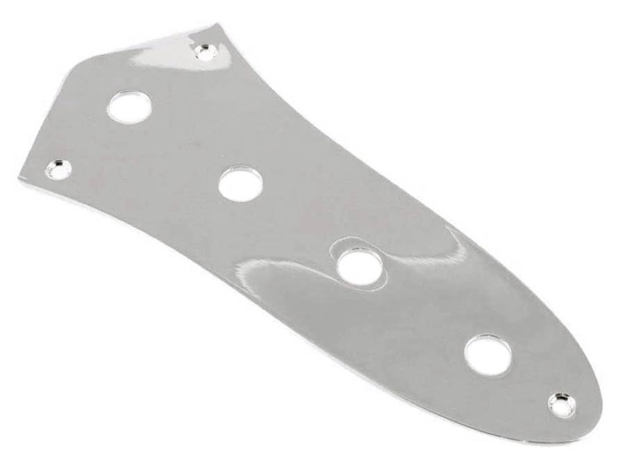 Allparts - AP0640010 - control plate for Jazz Bass®, chrome