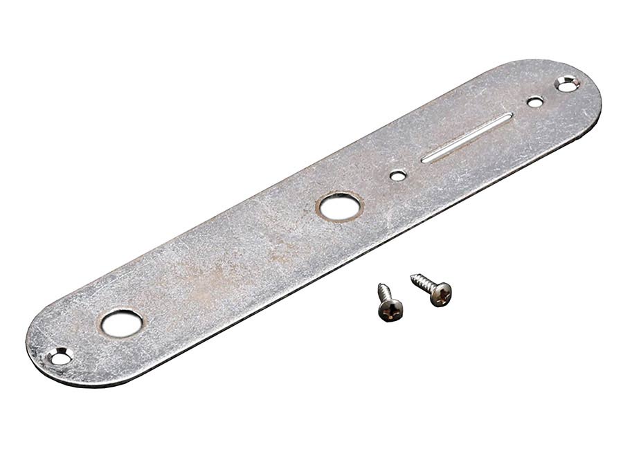 Allparts - AP0650007 - control plate, aged chrome