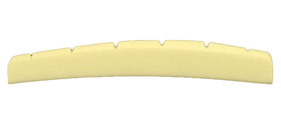 Allparts - BN02060U0 - unbleached slotted bone nut 42,86x6,35x3,17 mm