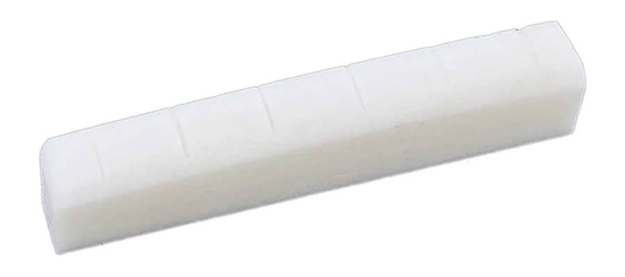 Allparts - BN2227000 - slotted bone nut for acoustic 42,86x4,76x8,7 mm