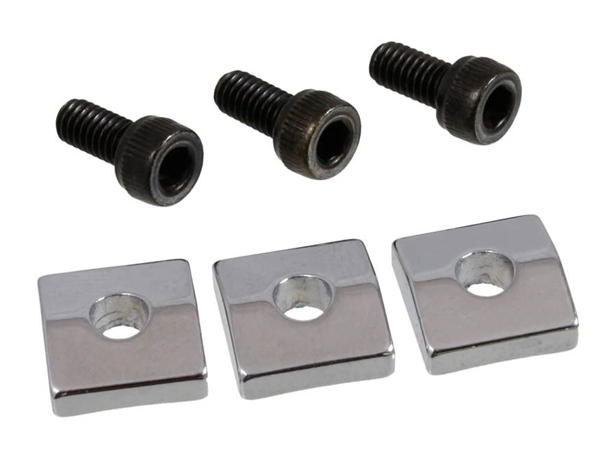 Allparts - BP0116010 - nut blocks, 3pcs, chrome
