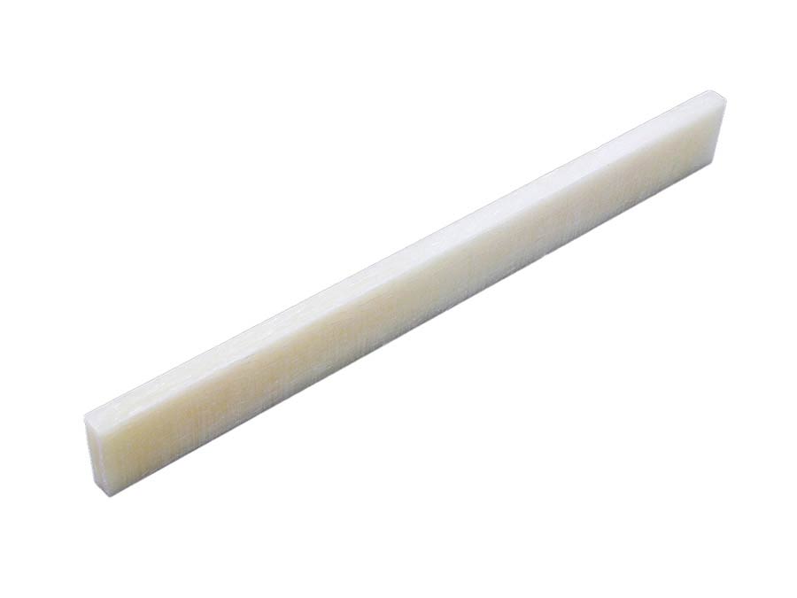 Allparts - BS22460U0 - saddle, acoustic, unbleached "vintage" bone 105x3x9,5 mm