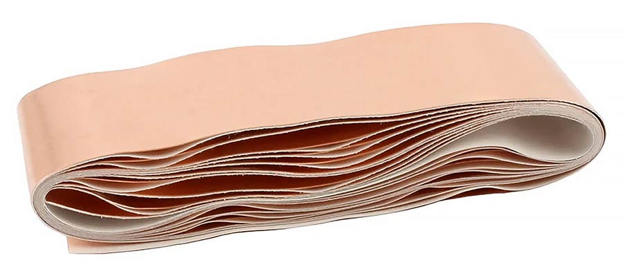 Allparts - EP0499000 - copper shielding tape strip, 1 inch x 5 ft (2,5cm x 1,5m)