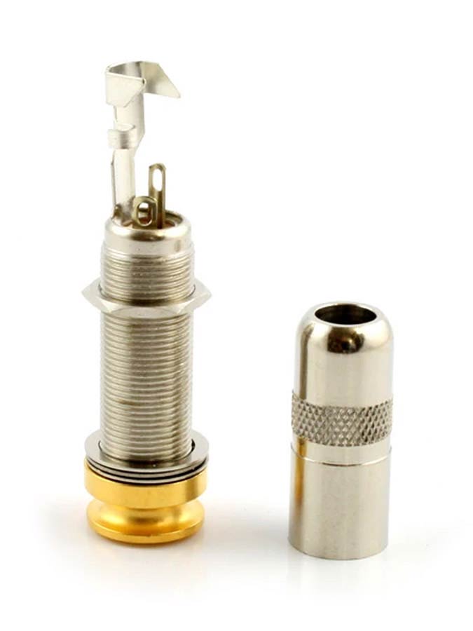 Allparts - EP4161002 - Switchcraft endpin jack, gold